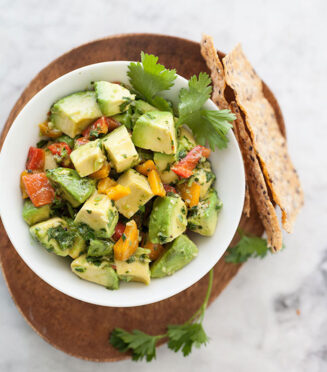 Avocado Cucumber Tomato Salad